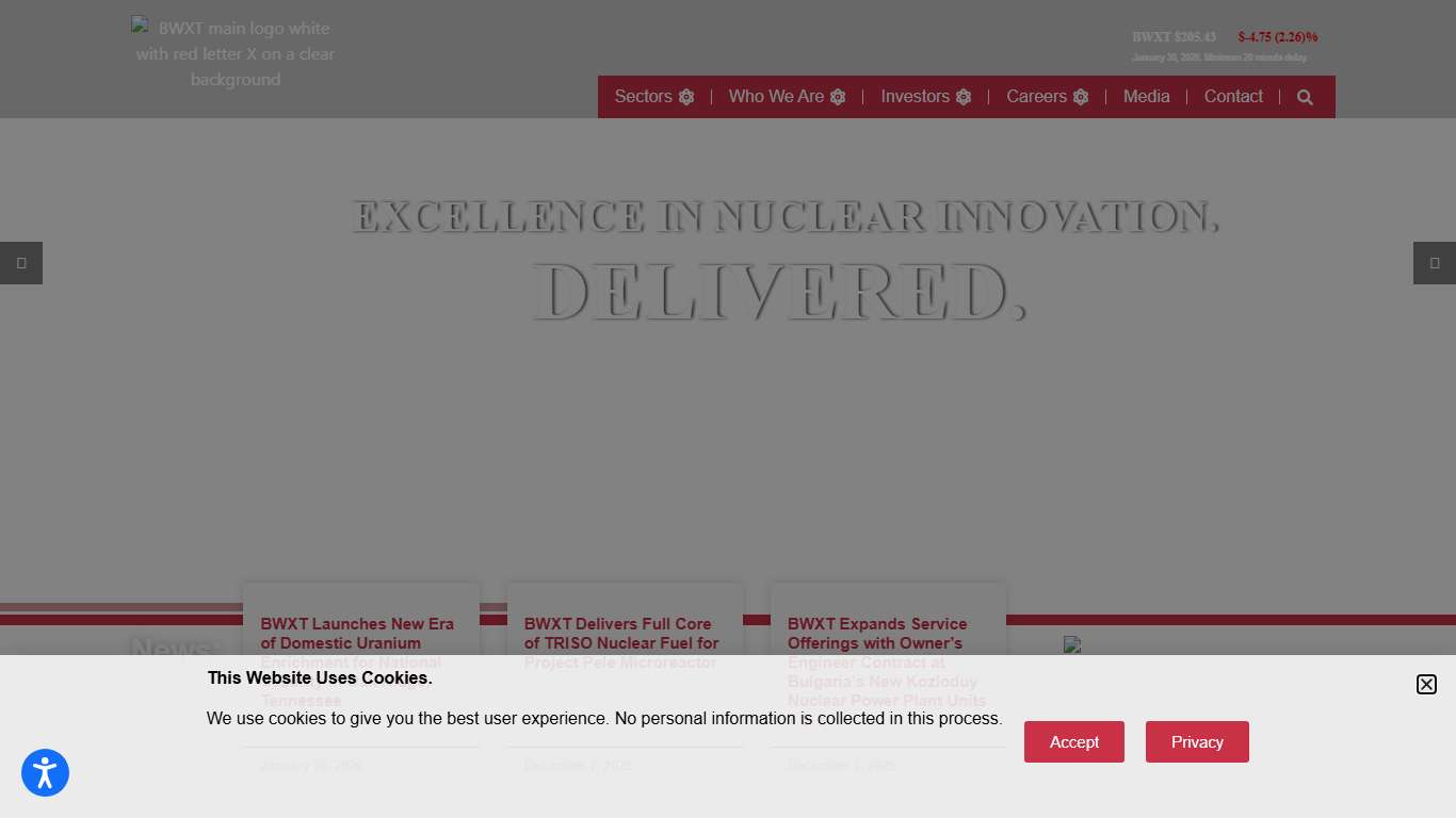 BWXT People Strong. Innovation Driven. - People Strong. Innovation Driven.